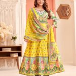 FULL GOWN-YELLOW SILK