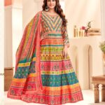 FULL GOWN - ORANGE SILK