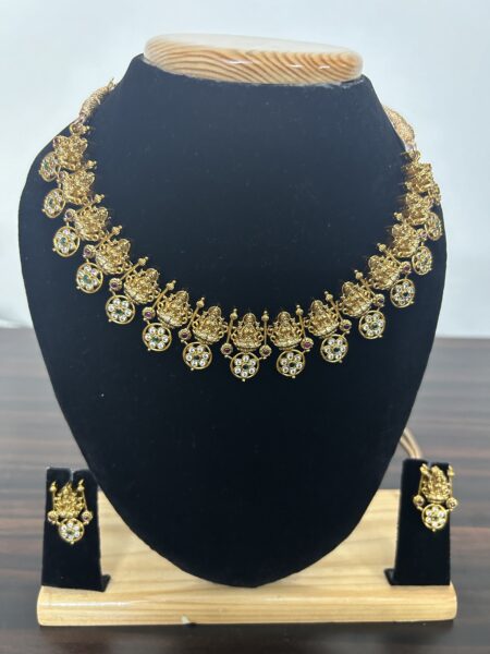 NECK SET - LAKSHMI ANTIQUE GOLD