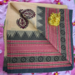 PURE KANCHI COTTON SAREE - CREAM