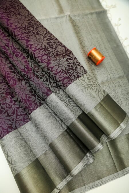 PURE BRIDAL  SOFT SILK - WINE COLOUR