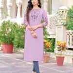 LEVANDER HEAVY RAYON KURTI