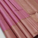 PURE SOFT SILK SAREE - ROSE COLOUR