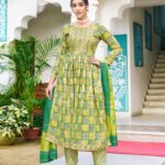 YELLOWISH GREEN NYRA CUT FULL SET