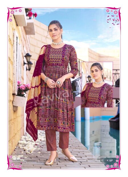 MAROON  NYRA CUT FULL SET