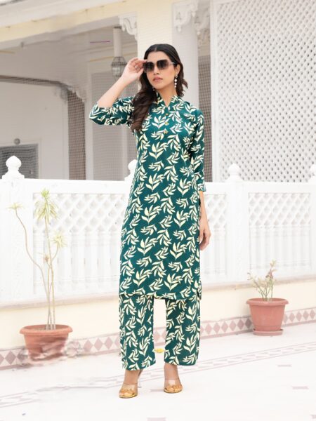 COMFORT -CO ORD SET- DARK GREEN