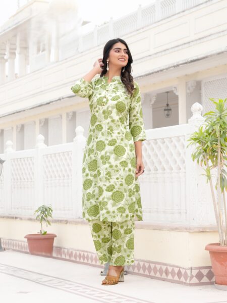 COMFORT -CO ORD SET- LIGHT GREEN