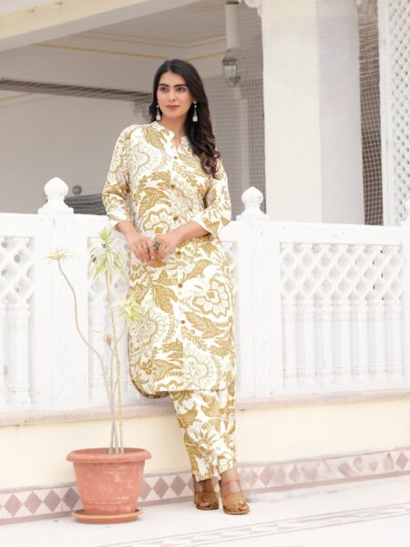 COMFORT CO ORD SET - CREAM