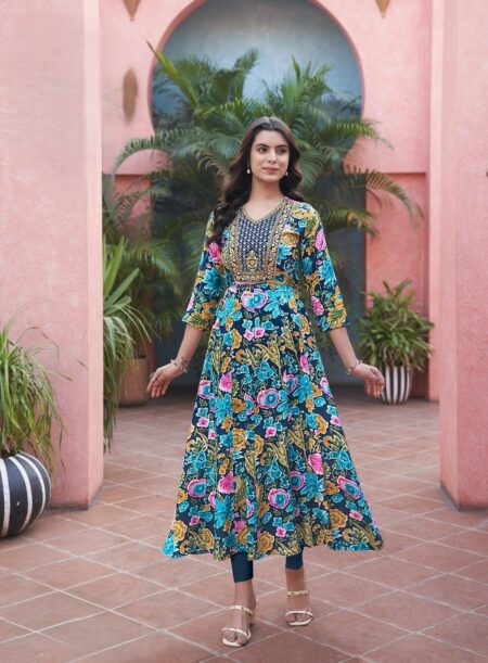 MULTI - BLUE - MUSTARD