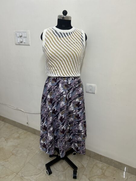 SHORT SKIRTS- LAVENDER /WINE