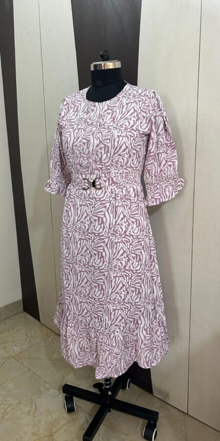 Z.FANCY GOWN - LILAC WHITE