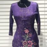 Z.LENZING SHOR TOPS - DARK VIOLET