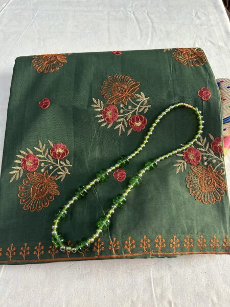 GRAND EMBROIDERY COTTON - DARK GREEN