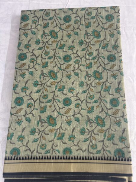 FLOWY COTTON - LIGHT  SEA GREEN