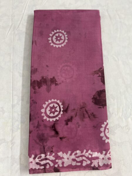 BAMDHANI SOFT COTTON - LIGHT WINE PINK