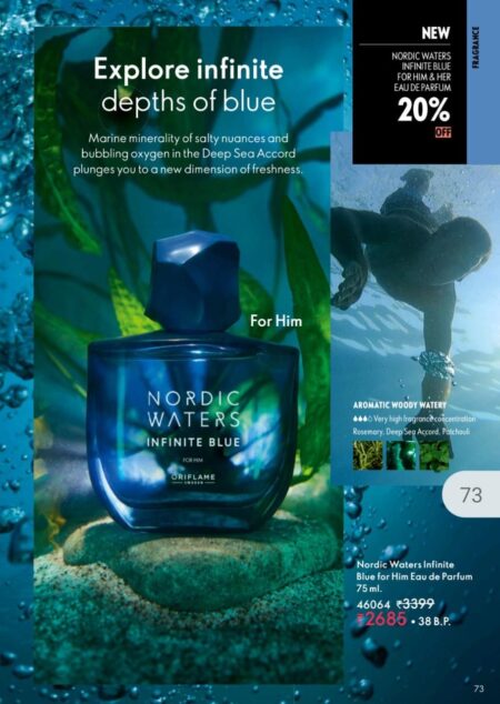 NORDIC WATERS- INFINITE BLUE PARFUM