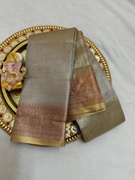 TUSSAR SILK - GOLD SILVER