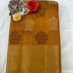 TUSSAR SAREE - MUSTARD