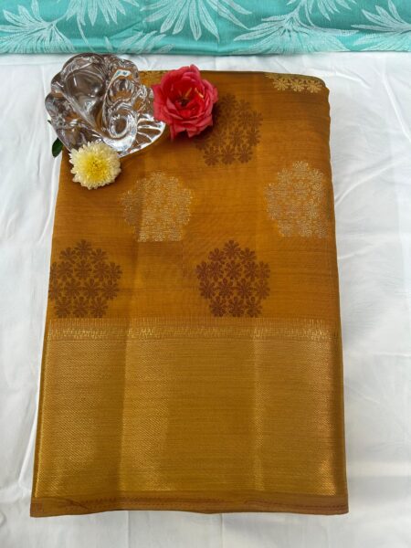 TUSSAR SAREE - MUSTARD