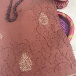 EMBROIDERY COTTON - LIGHT WINE PINK