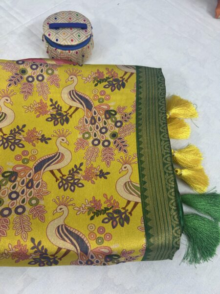 MEENAKSHI PATTU - LEMON YELLOW GOLD