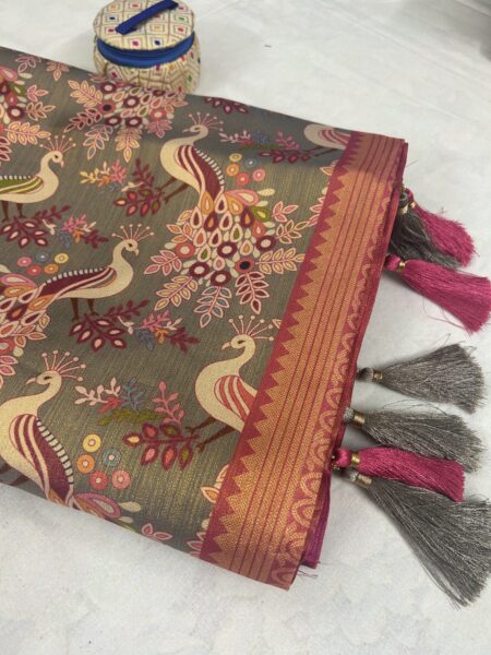 MEENAKSHI  PATTU - ASH GOLD